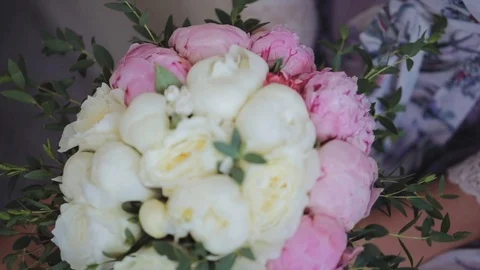 Wedding bouquet Stock Footage 102867221