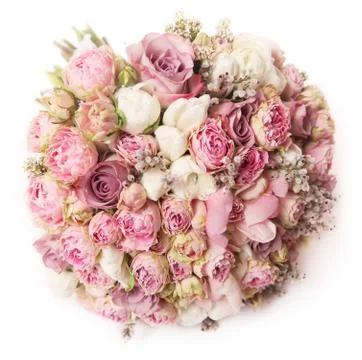 Wedding bouquet, high angle of view Foto stock