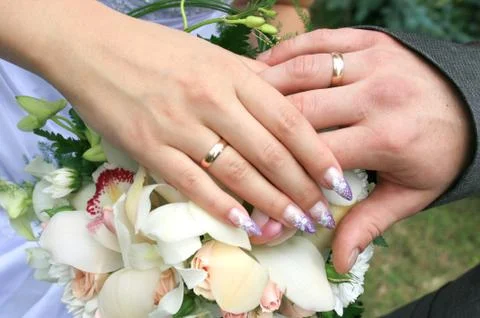 Wedding bouquet Stock Photos
