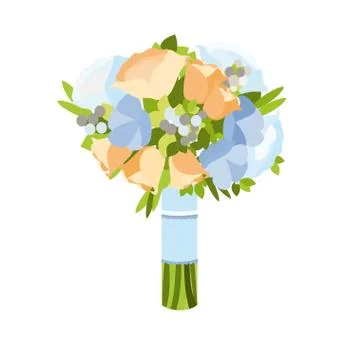 Wedding bouquet vector Stock Illustration