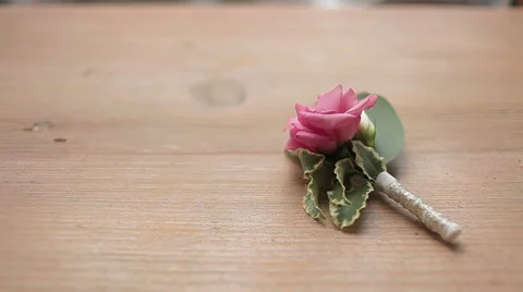 Wedding boutonnieres Stock Footage 40469861