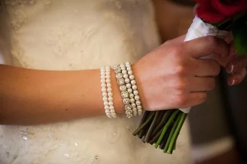 Wedding Bracelet 스톡 사진