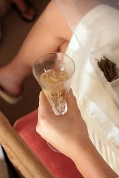 Wedding Bride drink Stock Photos
