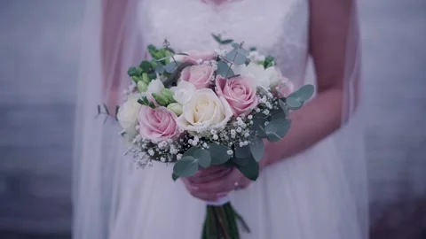 Wedding Bride Flower Stock Footage 168870307