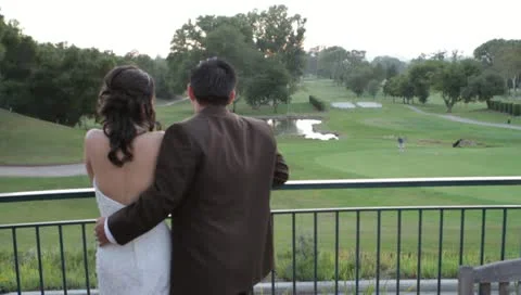 Wedding - Bride &amp; Groom Sunset Vidéo 10718622