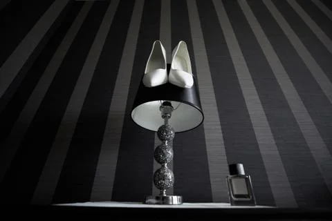 Wedding bride's elements Stock Photos