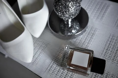 Wedding bride's elements 스톡 사진