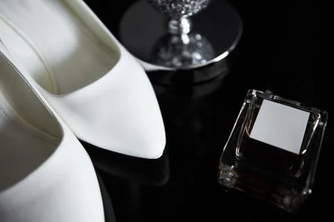 Wedding bride's elements 스톡 사진