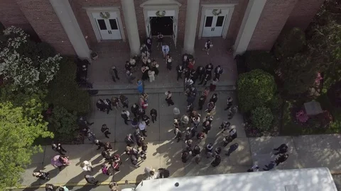 Wedding Bubbles Stock Footage 75640457