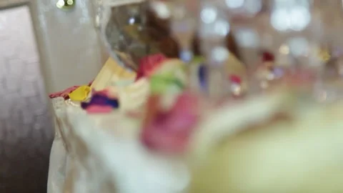 Wedding buffet delicious fresh appetizing  103 Stock Footage 315408921