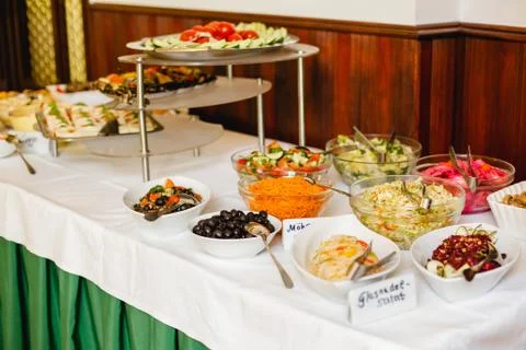 Wedding buffet for events Stock Photos