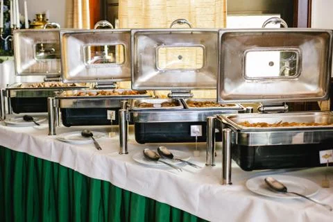 Wedding buffet for events Foto stock