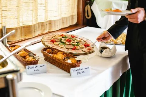 Wedding buffet for events Stock Photos