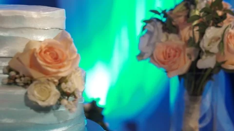 Wedding Cake 02 Stock Footage 104684383