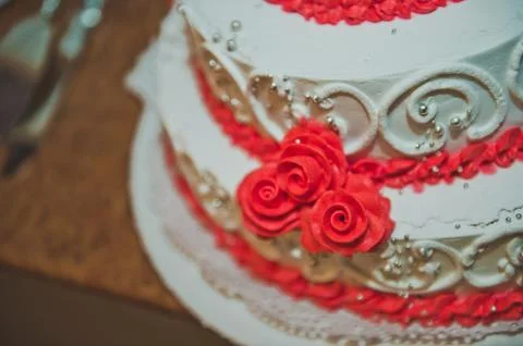 Wedding cake 2252. Stock Photos