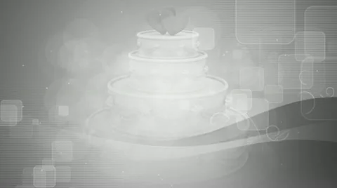 Wedding Cake Background 02 HD Stock Footage 10873669
