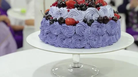 Wedding cake closeup. Vidéo 57905855