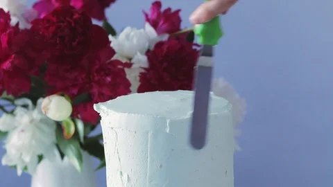 Wedding cake cooking process. Stock Footage 105448147