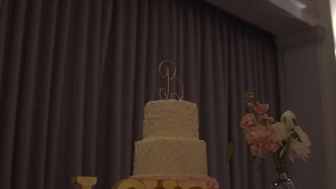 Wedding Cake / Decorations Stock Footage 87094294