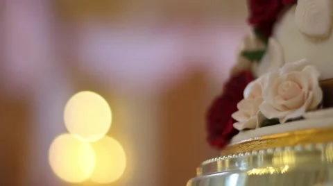 Wedding Cake Flowers 動画素材 41445958