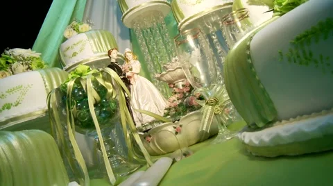 Wedding Cake Stock Footage 886685