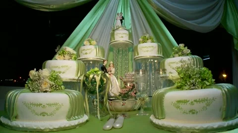 Wedding Cake Stock Footage 886688
