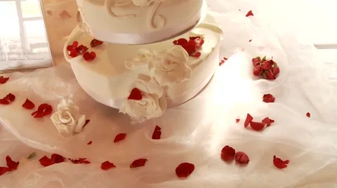 Wedding Cake Stock Footage 886814