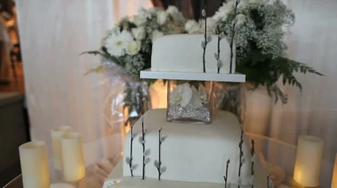 Wedding Cake Stock Footage 1038527