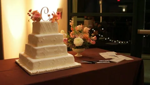 Wedding Cake 스톡 동영상 10725237