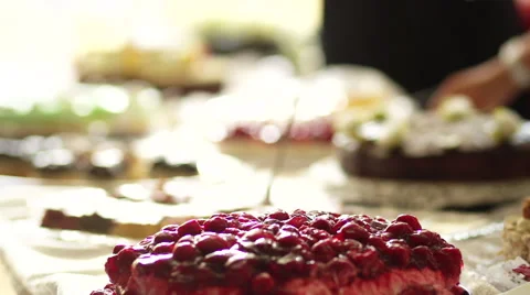 Wedding cake Stock Footage 41956250