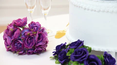 Wedding Cake Stock Footage 43354407