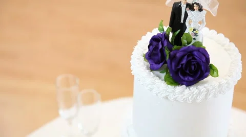 Wedding Cake Stock Footage 43354424