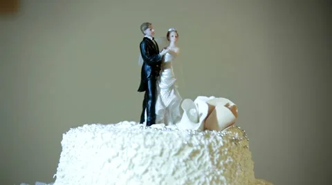 Wedding Cake Video stock 52139144