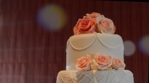 Wedding Cake Stock Footage 55426689