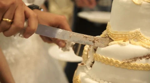 Wedding cake Stock Footage 58195939