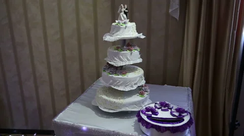 Wedding cake Stock Footage 67104898