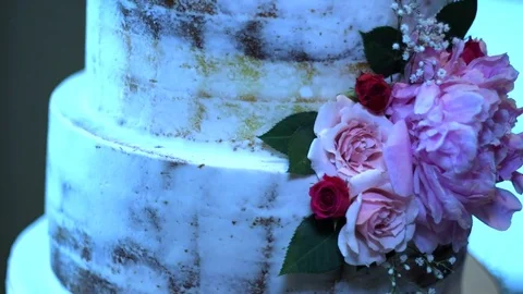Wedding Cake Stock Footage 76396957