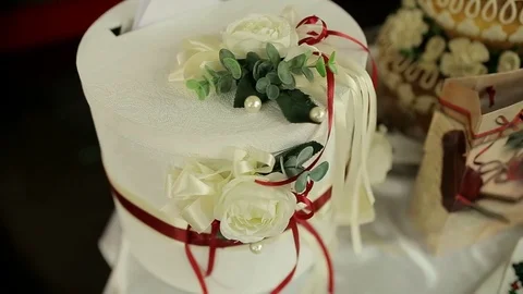 Wedding Cake Stock Footage 85247672