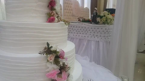 Wedding cake Stock Footage 108731842