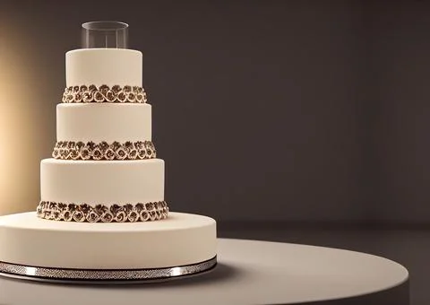 Wedding Cake Stock Illustration