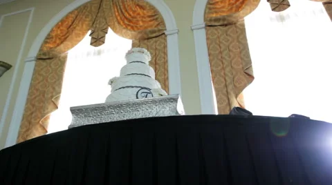 Wedding Cake Lens Flare Stock-Footage 45937960