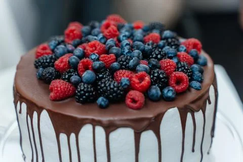 A wedding cake made to look like a train Stock Photos