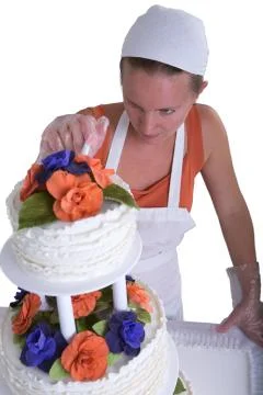Wedding cake maker Foto stock