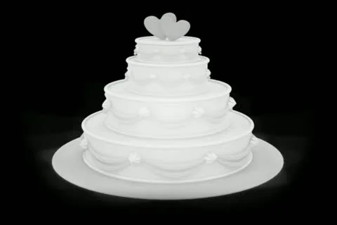 Wedding Cake Motion Design Element02 Stock Footage 10874871
