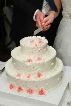 A wedding cake Stock Photos