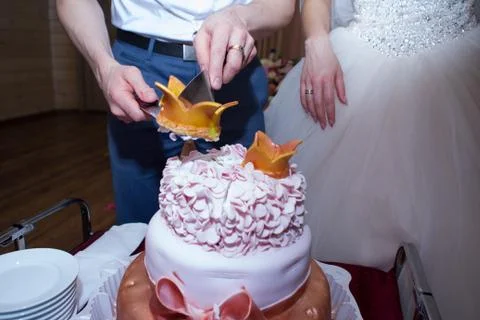 The wedding cake Foto stock