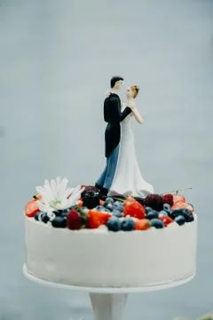 The wedding cake Stock Photos