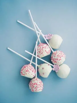 Wedding cake pops. Stock Photos