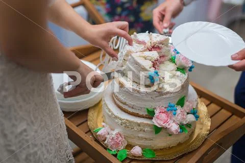 Wedding Cake. Sweet Cake.