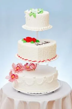 Wedding cakes models Stock Photos